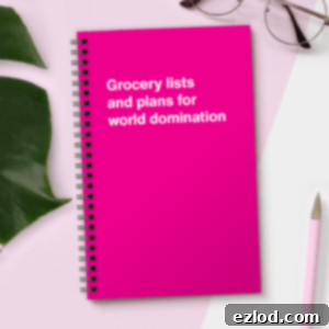 Collection of humorous WTF Notebooks with funny sayings