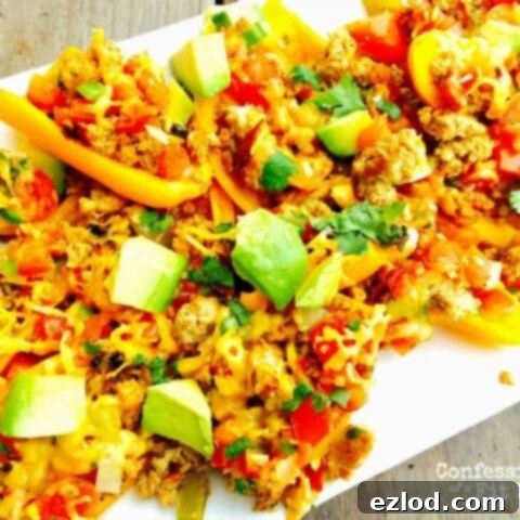 Mini Bell Pepper Nachos