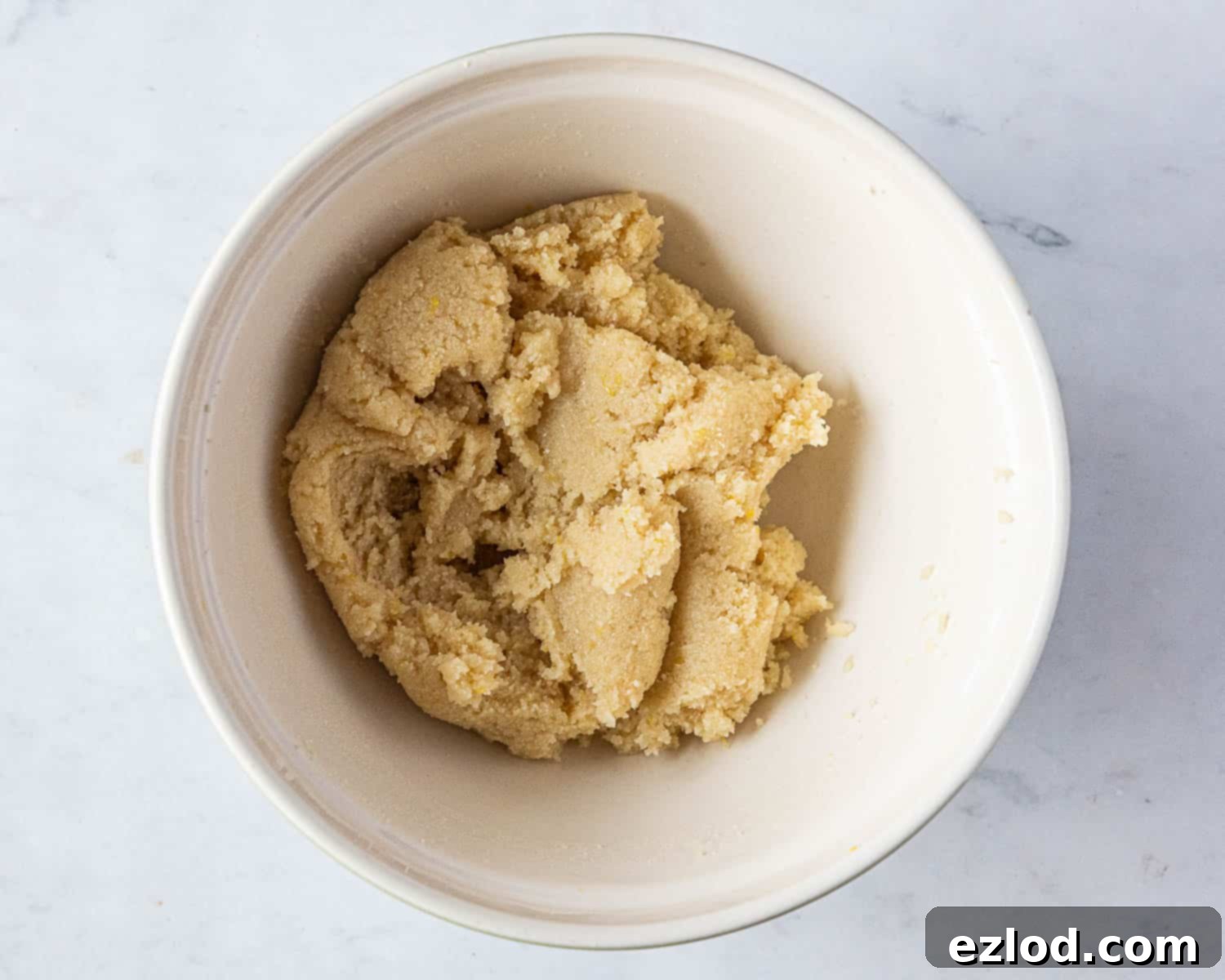 Step 3, the almond paste filling.