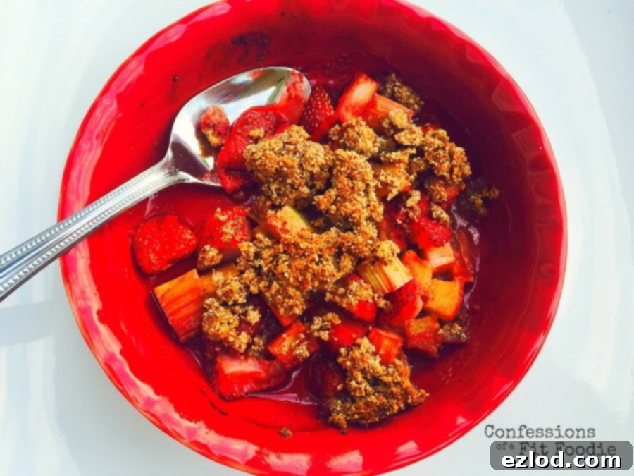 21 Day Fix Strawberry Rhubarb Dessert
