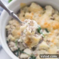 Sausage and Cauliflower Bake 8 A healthy and delicious Sausage and Cauliflower Casserole.