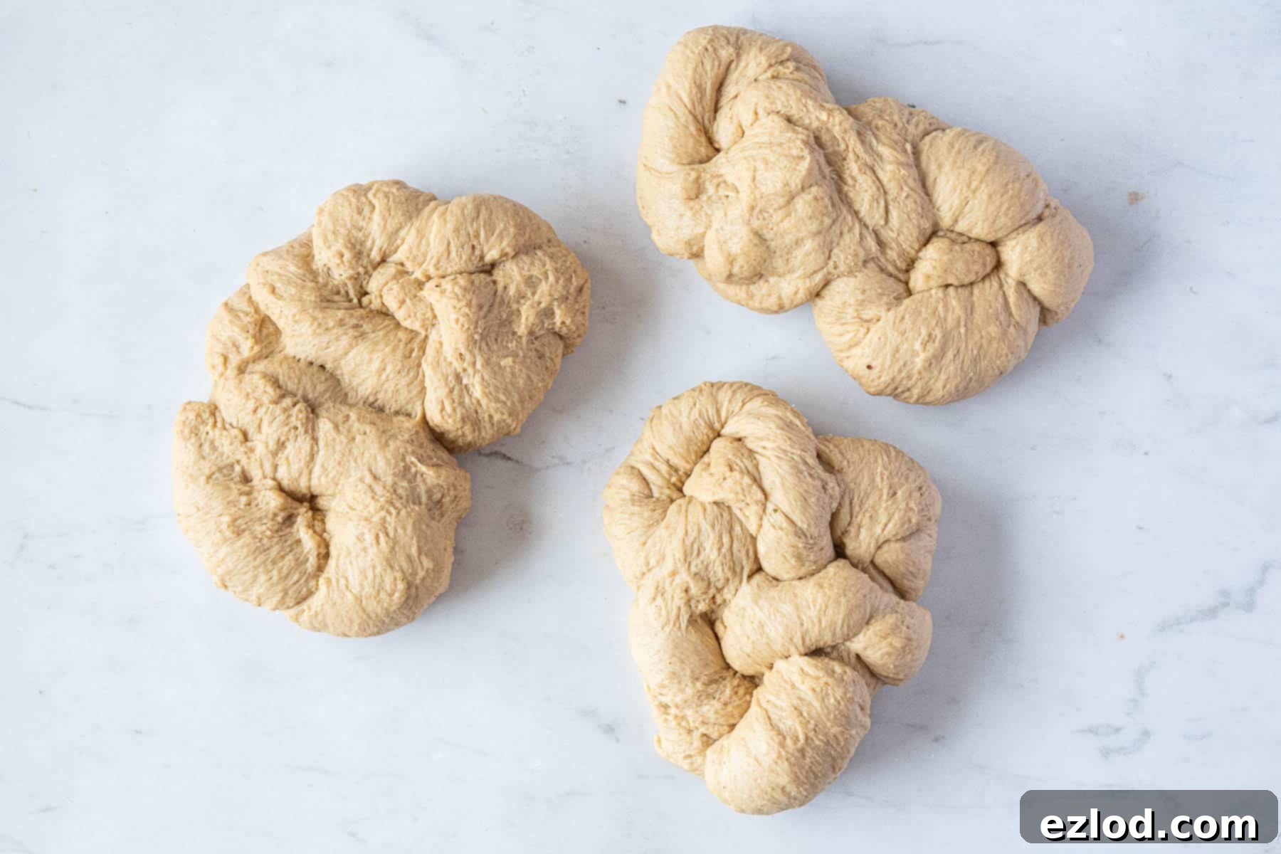 Step 7, the shaped pieces of seitan.