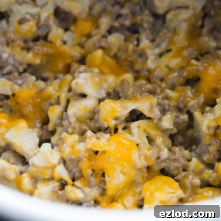 Cauliflower Cheeseburger Mac