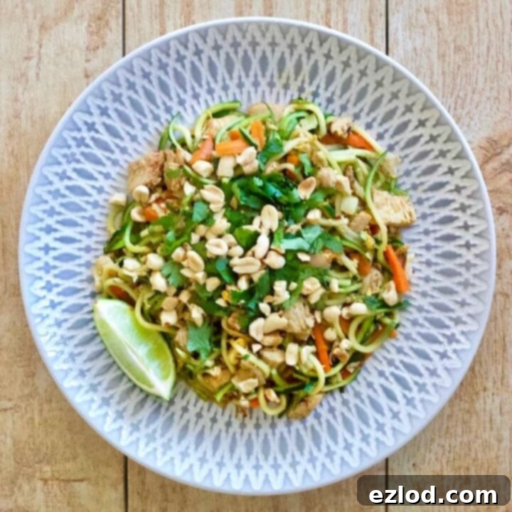 Chicken Pad Thai Zoodles