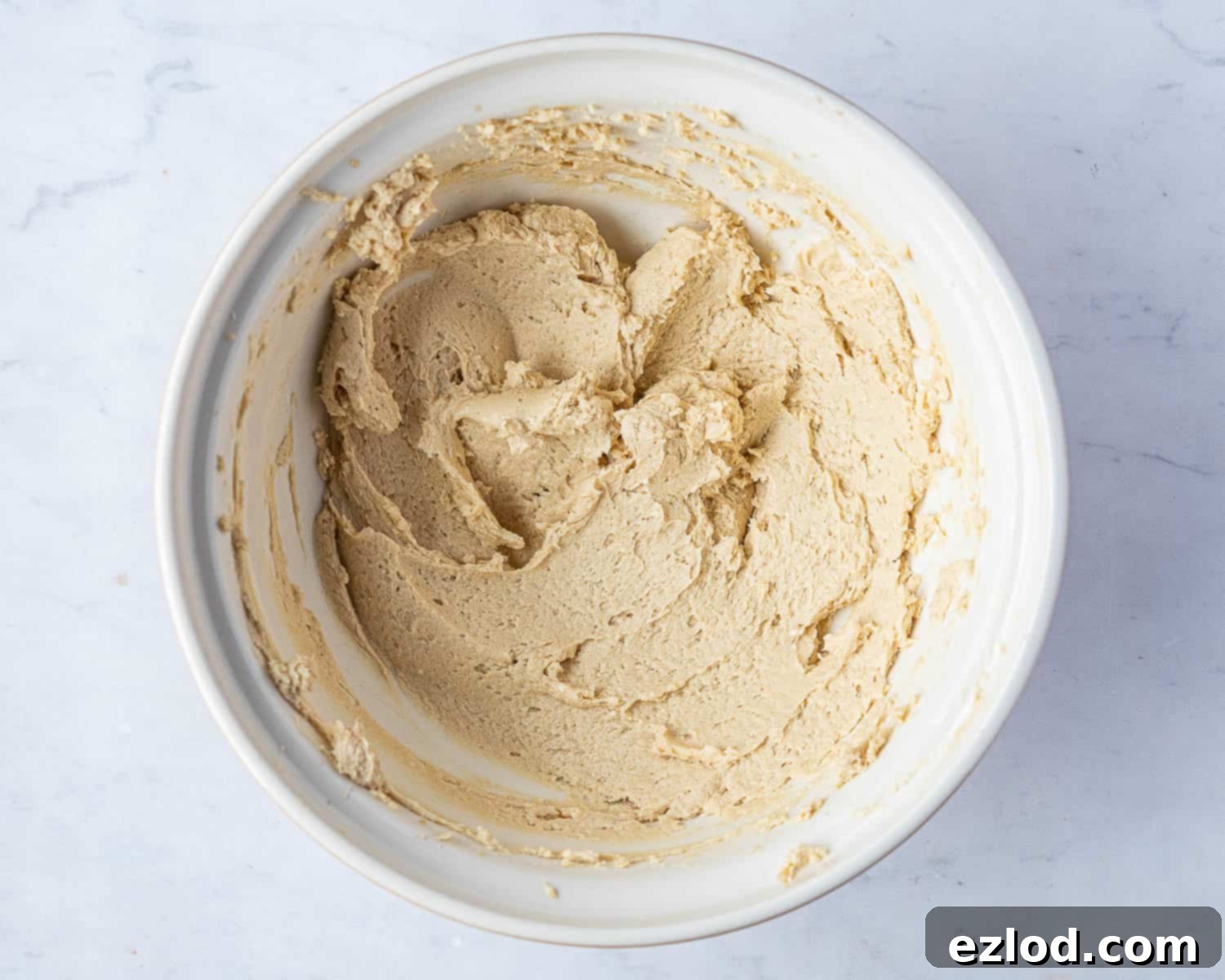Step 2, the creamed butter and sugar.