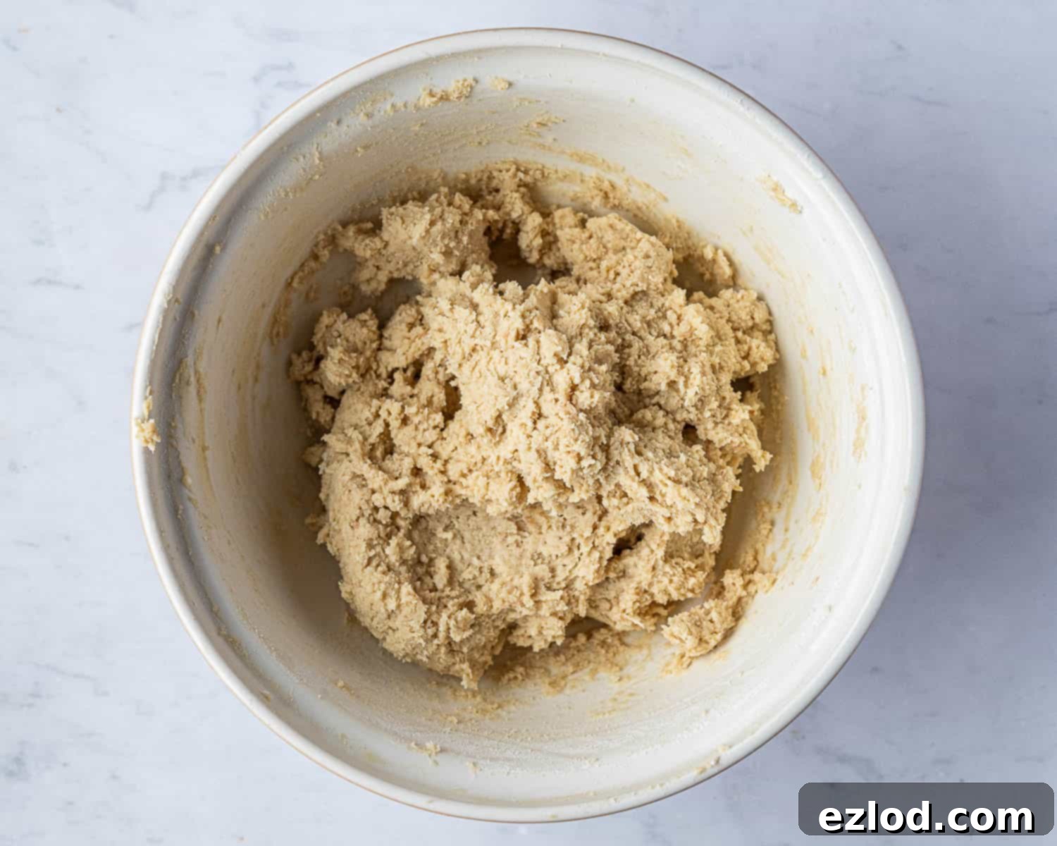 Step 3, the finished cookie dough.
