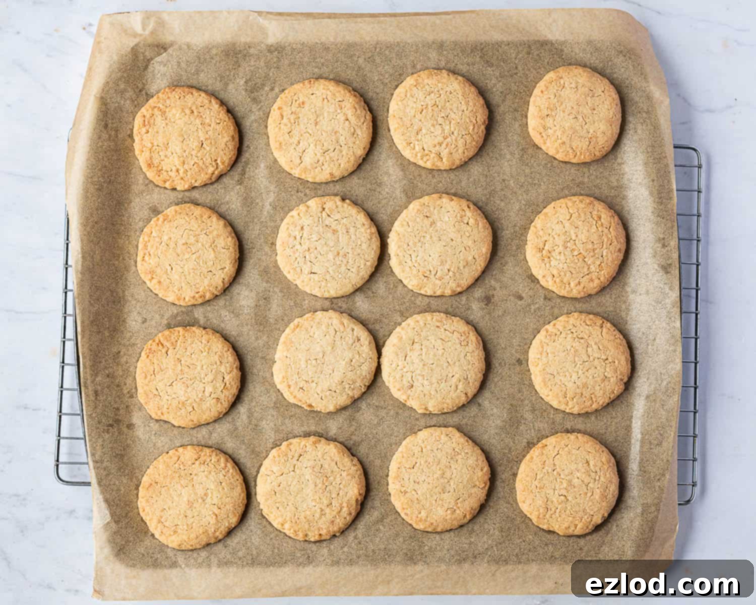 Step 6, the baked cookies.