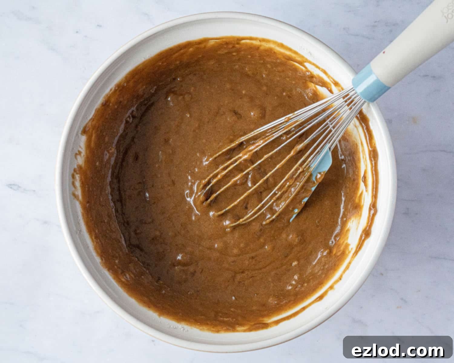 Step 3, the finished batter.