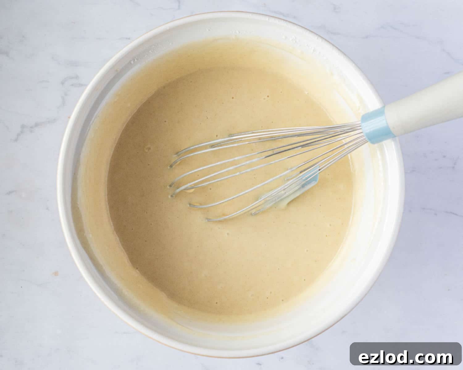 Step 2, the finished batter.