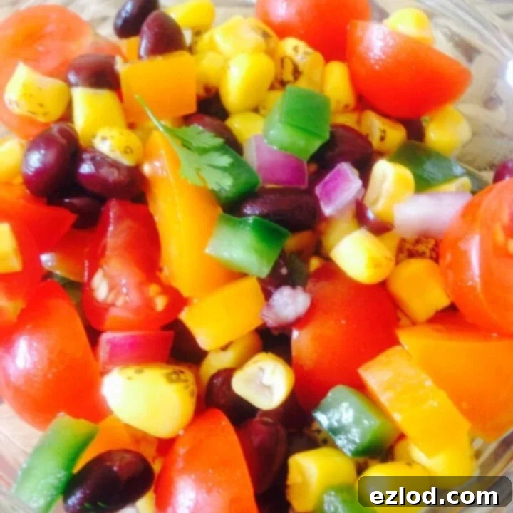 Roasted Corn and Black Bean Salad