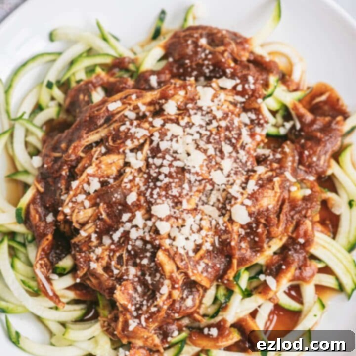 Instant Pot Balsamic Chicken with Zoodles