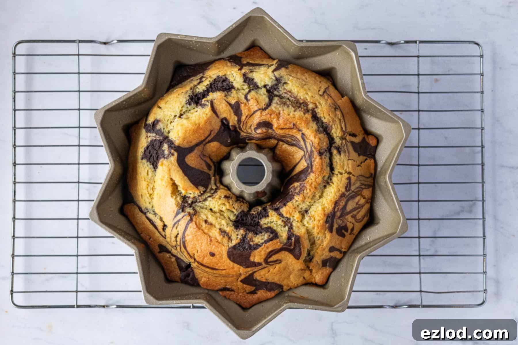 Step 4, the baked cake.