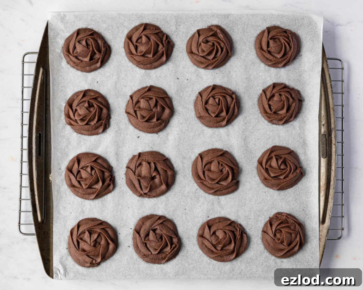 Step 5, the baked cookies.