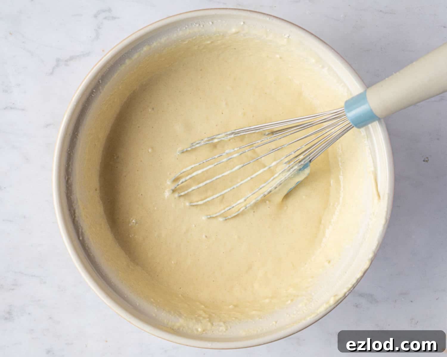 Step 2, the finished batter.