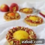 Peach, pistachio & rose tarts - Domestic Gothess