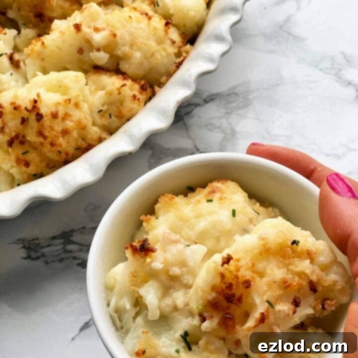 Cauliflower Au Gratin