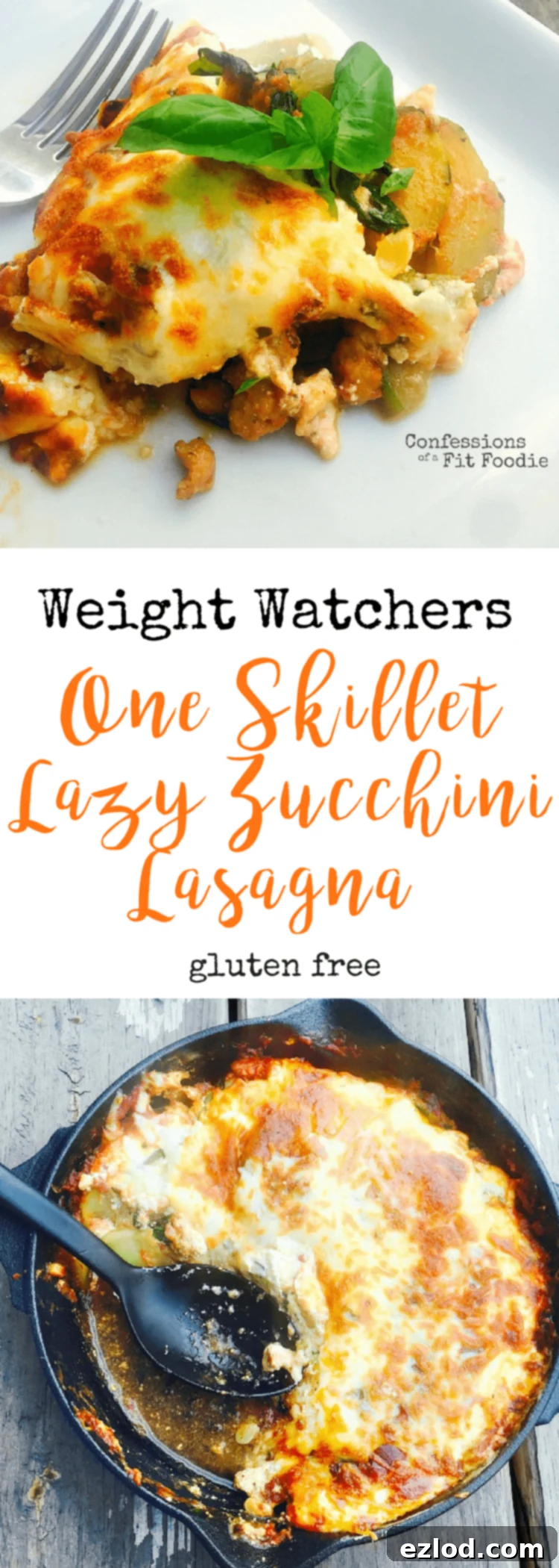 High Protein One Pan Zucchini Lasagna 10 A graphic promoting a collection of 21 Day Fix zucchini recipes, featuring images of various zucchini dishes, encouraging readers to explore more healthy options.