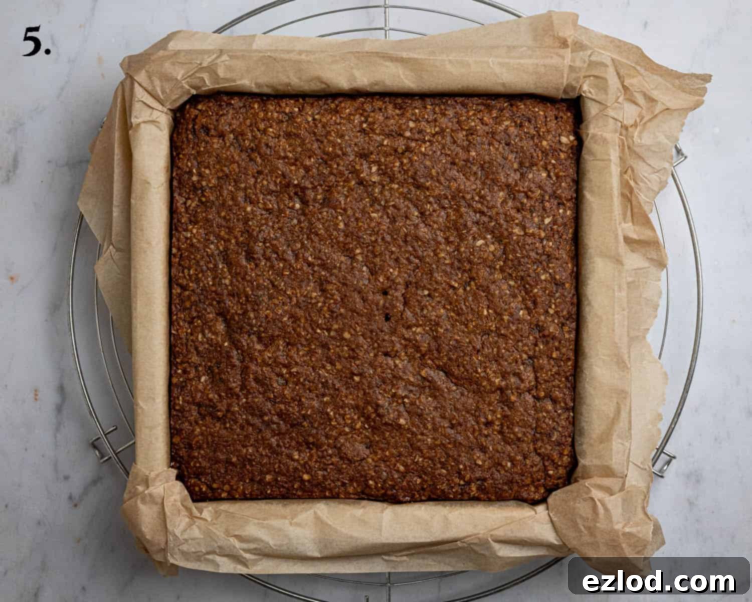 Step 5, the baked thor cake.