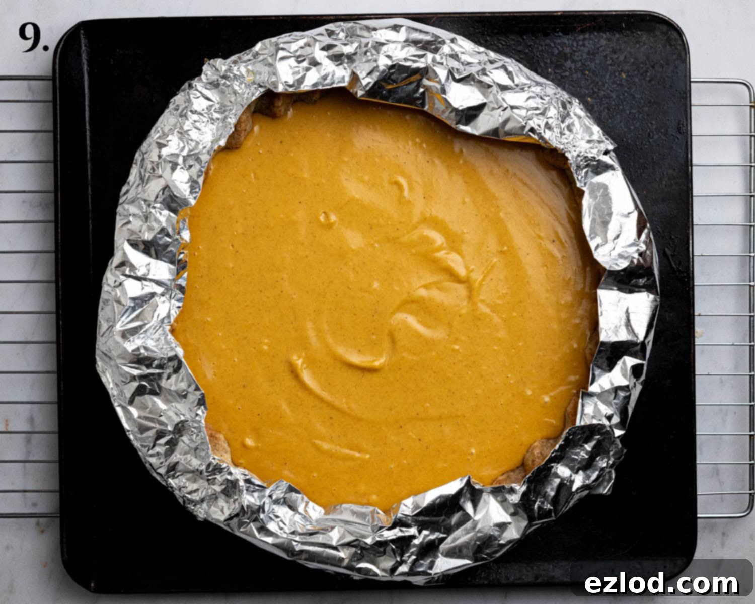 Step 9, the pie before baking.
