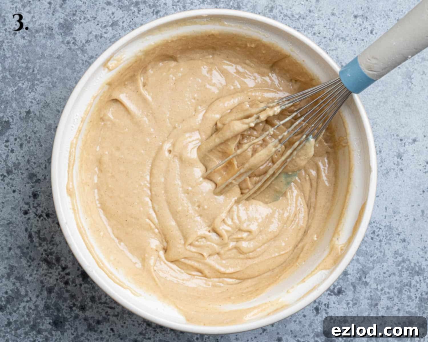 Step 3, the finished batter.