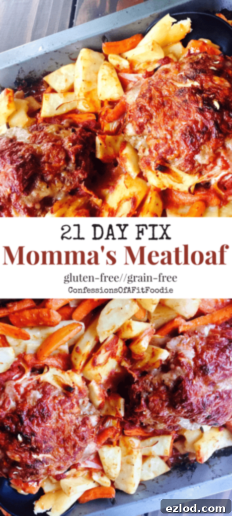 21 Day Fix Momma's Meatloaf - perfect for healthy eating