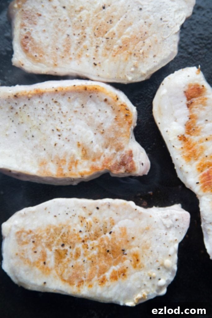 21 Day Fix Pork Chops with Goat Cheese Butter | Confessions of a Fit Foodie