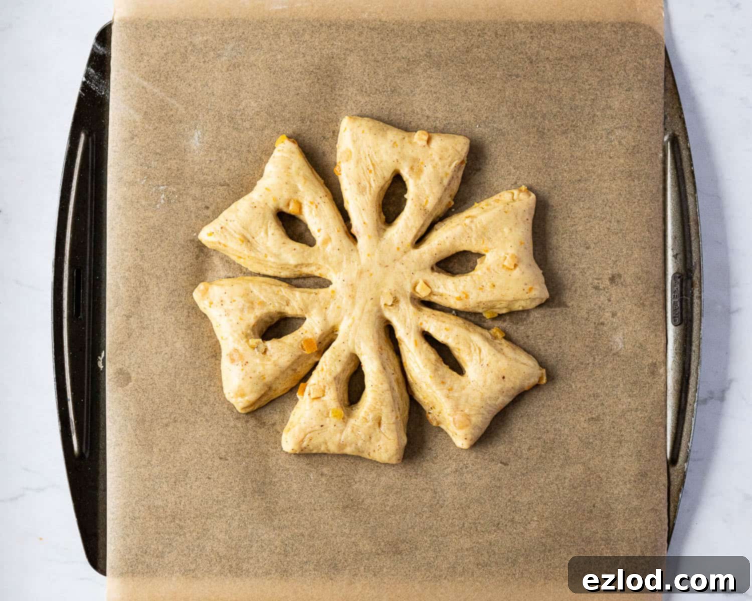 Step 10, the bread ready to bake.