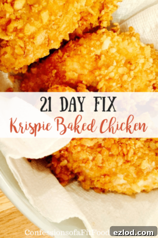 21 Day Fix Krispie Baked Chicken with green beans and sweet potatoes