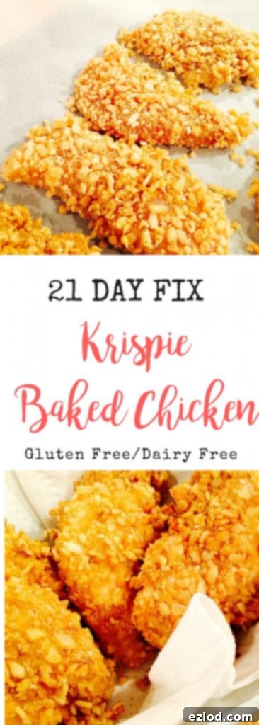 Golden Crispy Baked Chicken 10 Baked Chicken for 21 Day Fix with container count