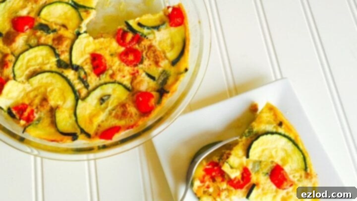 Sausage and Zucchini Quiche, dairy-free and gluten-free