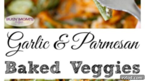 Garlic & Parmesan Baked Veggies with zucchini