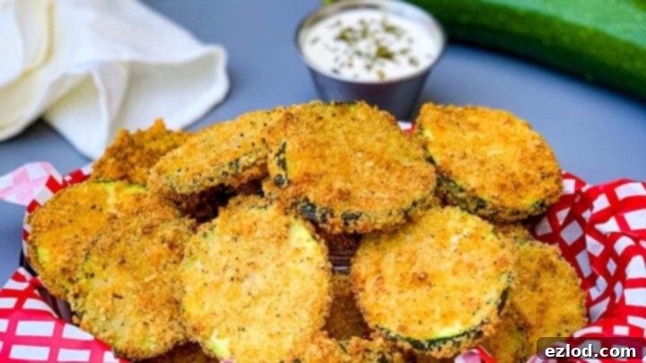 Easy Air Fryer Zucchini Chips