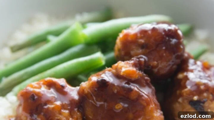 Asian Chicken Meatballs