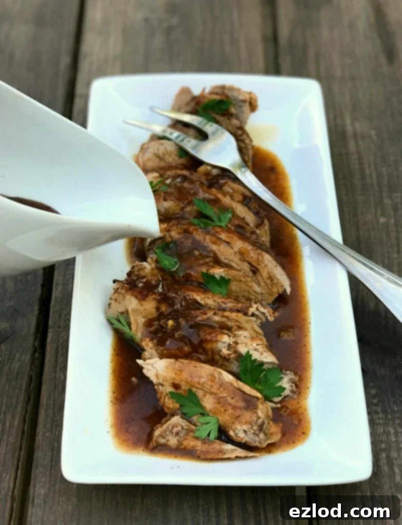 21 Day Instant Pot Balsamic Pork Tenderloin| Confessions of a Fit Foodie