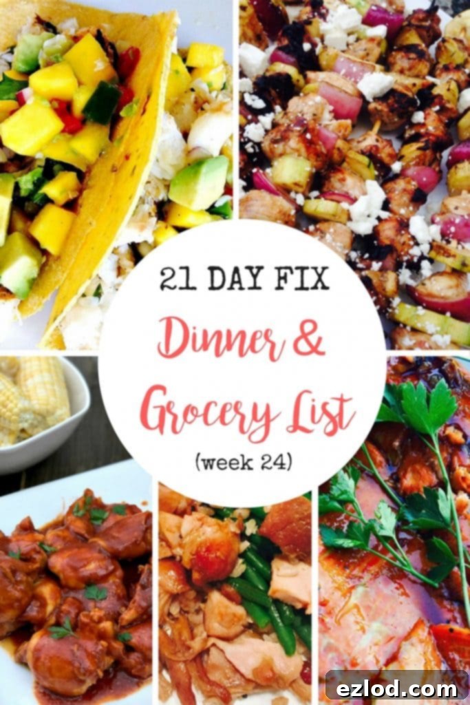 21 Day Fix Meal Plan | Confessions of a Fit Foodie