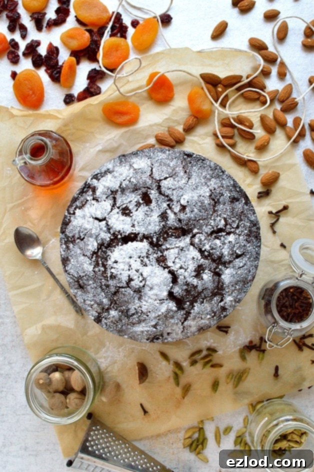 Rich christmas fruit cake
