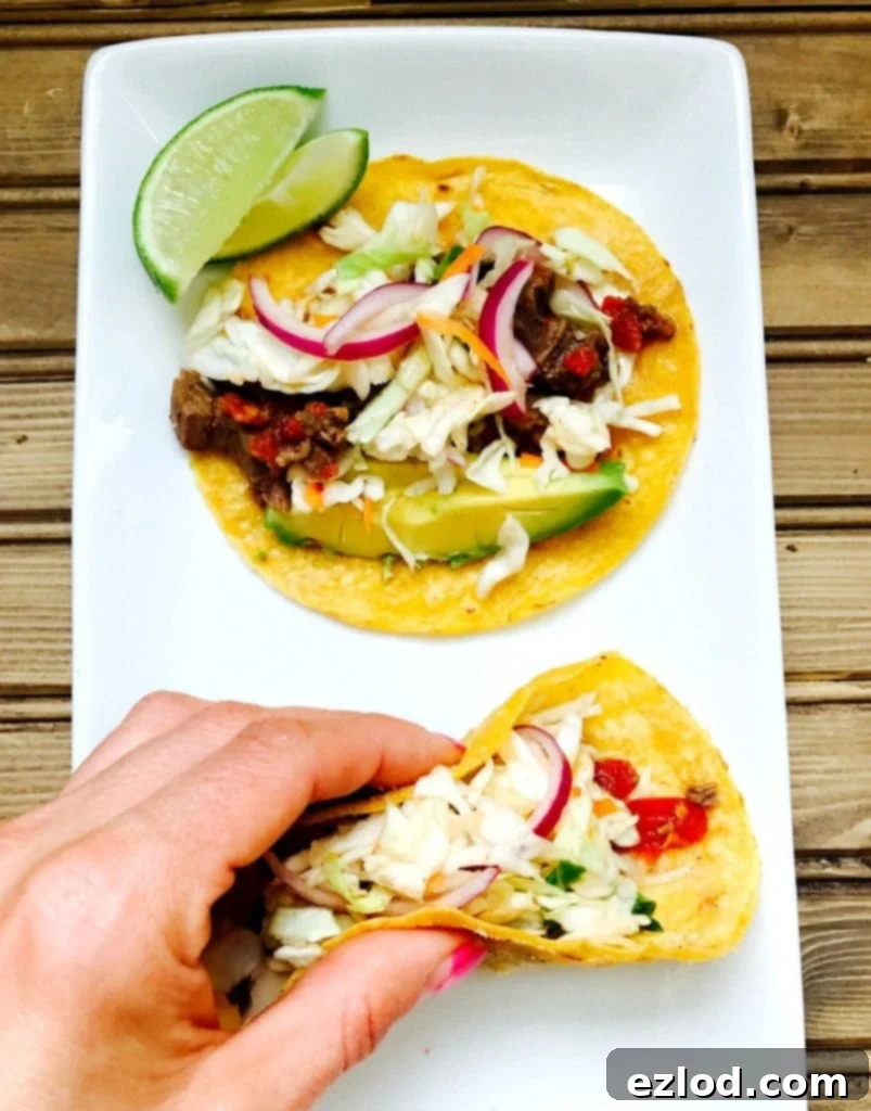 21 Day Fix Instant Pot Flank Steak Tacos|Confessions of a Fit Foodie