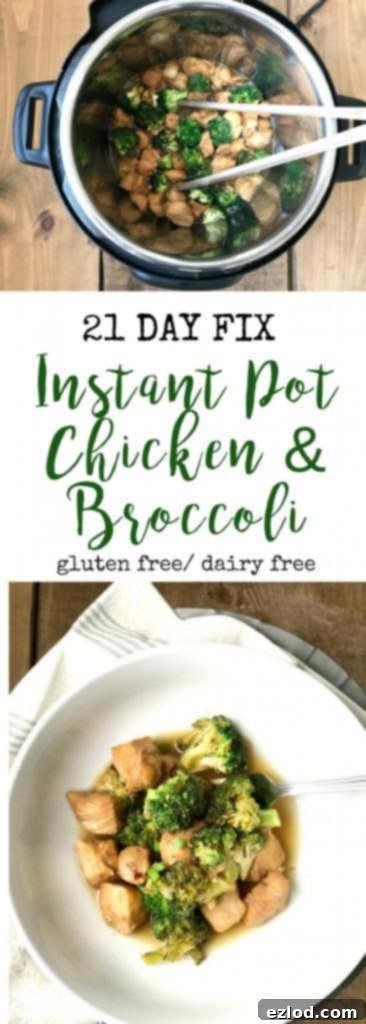 Instant Pot Chicken and Broccoli | Confessions of a Fit Foodie