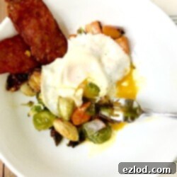 Easy Sheet Pan Breakfast with Sweet Potato, Bacon and Brussels Sprouts 10 80 Day Obsession Sweet Potato Sheet Pan Breakfast | Confessions of a Fit Foodie