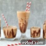 Chocolate peanut butter banana breakfast smoothie - nutritious, filling and delicious!