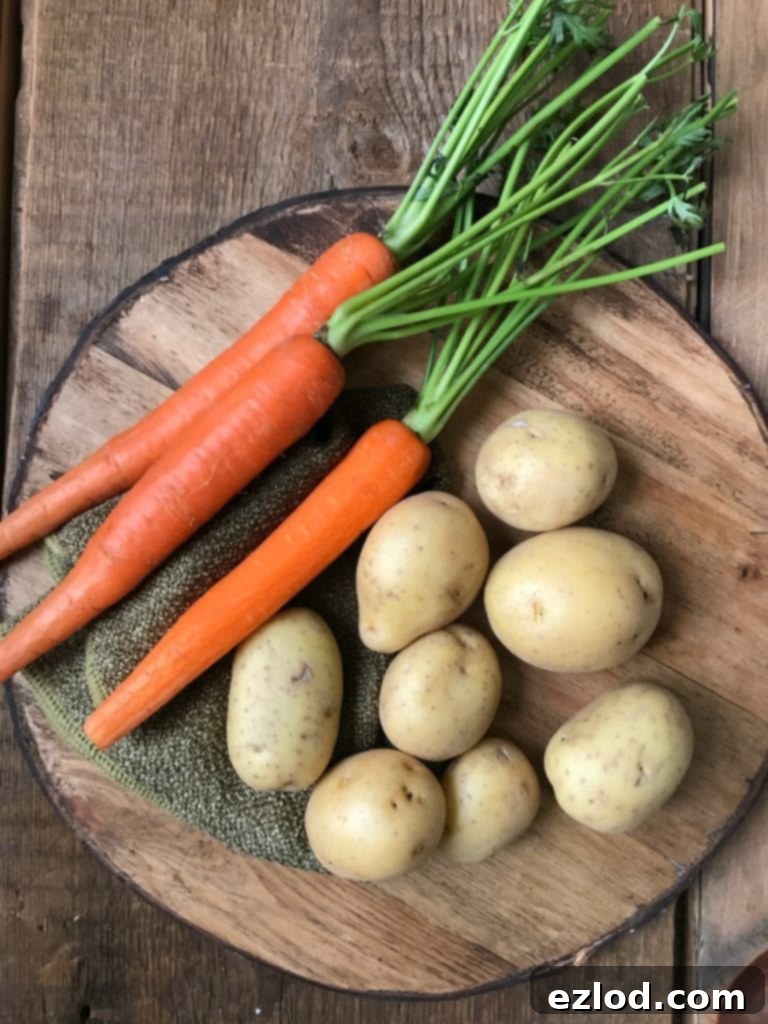 Washing baby potatoes for Instant Pot Pot Roast with a Norwex fruit and veggie cloth