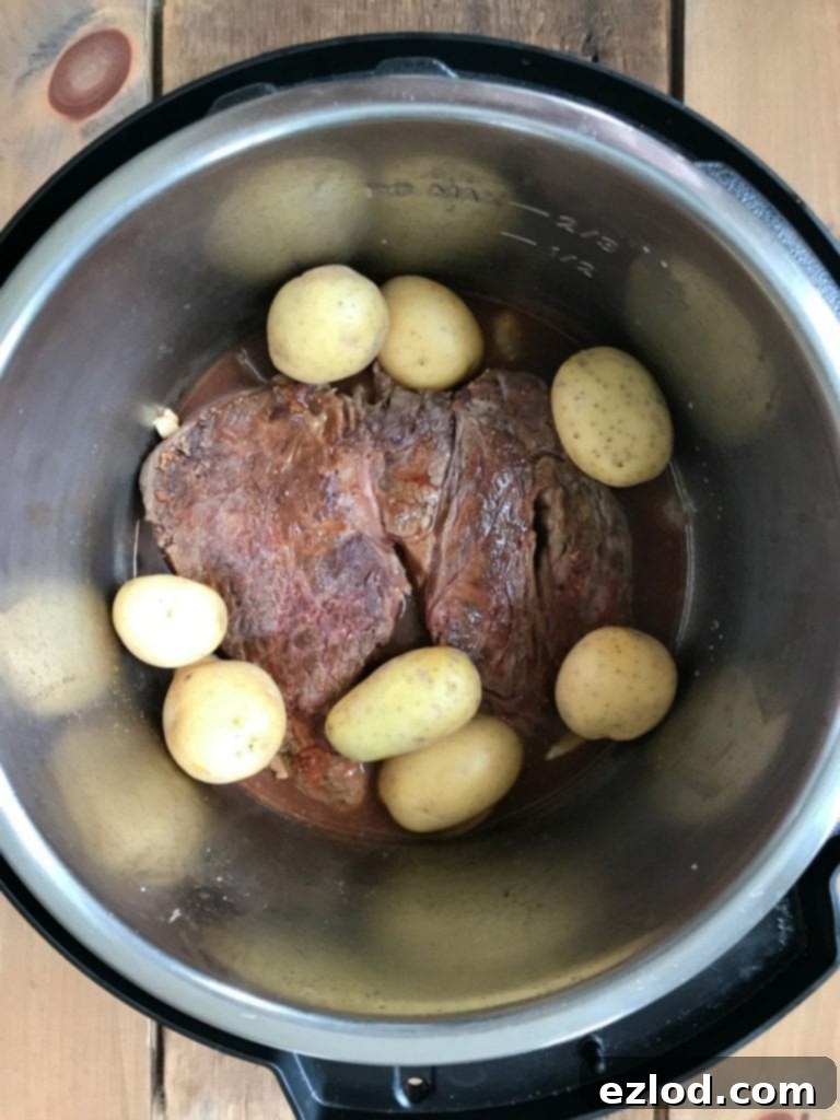 Adding baby potatoes directly to the Instant Pot