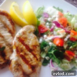 Grilled Lemon-Herb Pork Chops {21 Day Fix} - Recipe from Confessions of a Fit Foodie
