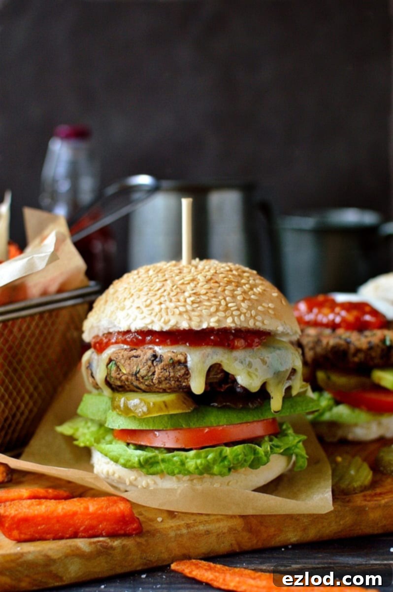 Delicious and easy-to-make vegetarian black bean burgers that hold their shape perfectly.