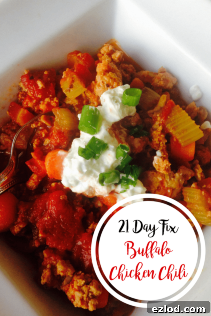 Buffalo Chicken Chili {21 Day Fix } | Confessions of a Fit Foodie