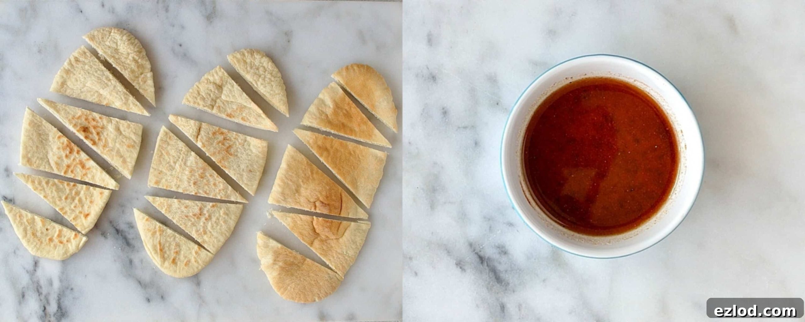 pitta chips step 1