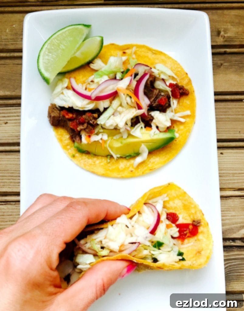 21 Day Fix Instant Pot Flank Steak Tacos|Confessions of a Fit Foodie