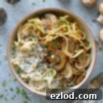 Easy mushroom linguine - ready in fifteen minutes this vegetarian mushroom linguine is quick, easy, healthy and delicious.