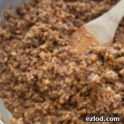 Cauliflower Magic Taco Crumbles 9 Taco Meat in a Skillet