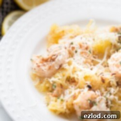 Shrimp Scampi with Spaghetti Squash